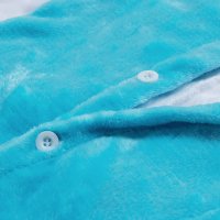 Katara 1744 - Einhorn weiß blau M (155-165cm), Jumpsuit, Onesie, Karneval, Overall, Party, Karnevals-Kostüm, Verkleidung zum Fasching, Schlafanzug, Hausanzug, Jogginganzug, Cosplay, Tierkostüm für Erwachsene, Jumpsuit, Onesie, Karneval, Overall, Party, Ka