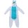 Katara 1744 - Einhorn weiß blau M (155-165cm), Jumpsuit, Onesie, Karneval, Overall, Party, Karnevals-Kostüm, Verkleidung zum Fasching, Schlafanzug, Hausanzug, Jogginganzug, Cosplay, Tierkostüm für Erwachsene, Jumpsuit, Onesie, Karneval, Overall, Party, Ka