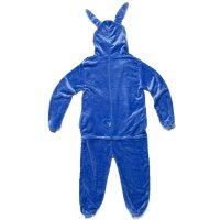 Katara 1744 -  Lilo & Stitch blau M (155-165cm), Jumpsuit, Onesie, Karneval, Overall, Party, Karnevals-Kostüm, Verkleidung zum Fasching, Schlafanzug, Hausanzug, Jogginganzug, Cosplay, Tierkostüm für Erwachsene