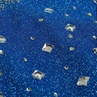 Damen Kostüm Prinzessin Elsa Kleid Erwachsene ‘Frozen Die Eiskönigin’ - Dehnbares Partykleid aus Glitzerstoff, Rücken-Ausschnitt - blau, XXL