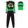 Katara 1771 - Ninja Kostüm Anzug für Jungen, Kinder, Verkleidung Fasching Karneval, Größe L, Grün Schwarz