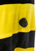 Katara 1744 -  Biene schwarz-gelb L (165-175cm), Jumpsuit, Onesie, Karneval, Overall, Party, Karnevals-Kostüm, Verkleidung zum Fasching, Schlafanzug, Hausanzug, Jogginganzug, Cosplay, Tierkostüm für Erwachsene