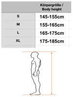 Katara 1744 -  Biene schwarz-gelb L (165-175cm), Jumpsuit, Onesie, Karneval, Overall, Party, Karnevals-Kostüm, Verkleidung zum Fasching, Schlafanzug, Hausanzug, Jogginganzug, Cosplay, Tierkostüm für Erwachsene