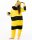 Katara 1744 -  Biene schwarz-gelb L (165-175cm), Jumpsuit, Onesie, Karneval, Overall, Party, Karnevals-Kostüm, Verkleidung zum Fasching, Schlafanzug, Hausanzug, Jogginganzug, Cosplay, Tierkostüm für Erwachsene