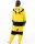 Katara 1744 -  Biene schwarz-gelb L (165-175cm), Jumpsuit, Onesie, Karneval, Overall, Party, Karnevals-Kostüm, Verkleidung zum Fasching, Schlafanzug, Hausanzug, Jogginganzug, Cosplay, Tierkostüm für Erwachsene