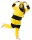 Katara 1744 -  Biene schwarz-gelb XL (175-185cm), Jumpsuit, Onesie, Karneval, Overall, Party, Karnevals-Kostüm, Verkleidung zum Fasching, Schlafanzug, Hausanzug, Jogginganzug, Cosplay, Tierkostüm für Erwachsene