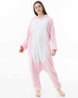 Katara 1744 -  Einhorn rosa L (165-175cm), Jumpsuit, Onesie, Karneval, Overall, Party, Karnevals-Kostüm, Verkleidung zum Fasching, Schlafanzug, Hausanzug, Jogginganzug, Cosplay, Tierkostüm für Erwachsene