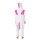 Katara 1744 -  Einhorn weiß/pink M (155-165cm), Jumpsuit, Onesie, Karneval, Overall, Party, Karnevals-Kostüm, Verkleidung zum Fasching, Schlafanzug, Hausanzug, Jogginganzug, Cosplay, Tierkostüm für Erwachsene