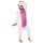Katara 1744 -  Einhorn weiß/pink M (155-165cm), Jumpsuit, Onesie, Karneval, Overall, Party, Karnevals-Kostüm, Verkleidung zum Fasching, Schlafanzug, Hausanzug, Jogginganzug, Cosplay, Tierkostüm für Erwachsene