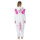 Katara 1744 -  Einhorn weiß/pink L (165-175cm), Jumpsuit, Onesie, Karneval, Overall, Party, Karnevals-Kostüm, Verkleidung zum Fasching, Schlafanzug, Hausanzug, Jogginganzug, Cosplay, Tierkostüm für Erwachsene