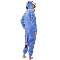 Katara 1744 -  Esel I-Aah blau/lila M (155-165cm), Jumpsuit, Onesie, Karneval, Overall, Party, Karnevals-Kostüm, Verkleidung zum Fasching, Schlafanzug, Hausanzug, Jogginganzug, Cosplay, Tierkostüm für Erwachsene