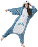 Katara 1744 -  Eule blau XL (175-185cm), Jumpsuit,...