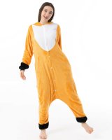 Katara 1744 -  Fuchs Orange XL (175-185cm), Jumpsuit, Onesie, Karneval, Overall, Party, Karnevals-Kostüm, Verkleidung zum Fasching, Schlafanzug, Hausanzug, Jogginganzug, Cosplay, Tierkostüm für Erwachsene
