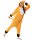 Katara 1744 -  Fuchs Orange XL (175-185cm), Jumpsuit, Onesie, Karneval, Overall, Party, Karnevals-Kostüm, Verkleidung zum Fasching, Schlafanzug, Hausanzug, Jogginganzug, Cosplay, Tierkostüm für Erwachsene