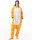 Katara 1744 -  Giraffe orange M (155-165cm), Jumpsuit, Onesie, Karneval, Overall, Party, Karnevals-Kostüm, Verkleidung zum Fasching, Schlafanzug, Hausanzug, Jogginganzug, Cosplay, Tierkostüm für Erwachsene