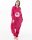 Katara 1744 -  Glücksbärchi Herz "Lieb-mich-Bärchi" Pink S (145-155cm), Jumpsuit, Onesie, Karneval, Overall, Party, Karnevals-Kostüm, Verkleidung zum Fasching, Schlafanzug, Hausanzug, Jogginganzug, Cosplay, Tierkostüm für Erwachsene