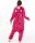 Katara 1744 -  Glücksbärchi Herz "Lieb-mich-Bärchi" Pink S (145-155cm), Jumpsuit, Onesie, Karneval, Overall, Party, Karnevals-Kostüm, Verkleidung zum Fasching, Schlafanzug, Hausanzug, Jogginganzug, Cosplay, Tierkostüm für Erwachsene