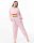 Katara 1744 -  Glücksbärchi Regenbogen "Hurrabärchi" rosa M (155-165cm), Jumpsuit, Onesie, Karneval, Overall, Party, Karnevals-Kostüm, Verkleidung zum Fasching, Schlafanzug, Hausanzug, Jogginganzug, Cosplay, Tierkostüm für Erwachsene
