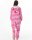 Katara 1744 -  Grinsekatze pink S (145-155cm), Jumpsuit, Onesie, Karneval, Overall, Party, Karnevals-Kostüm, Verkleidung zum Fasching, Schlafanzug, Hausanzug, Jogginganzug, Cosplay, Tierkostüm für Erwachsene