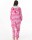 Katara 1744 -  Grinsekatze pink M (155-165cm), Jumpsuit, Onesie, Karneval, Overall, Party, Karnevals-Kostüm, Verkleidung zum Fasching, Schlafanzug, Hausanzug, Jogginganzug, Cosplay, Tierkostüm für Erwachsene