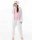 Katara 1744 -  Hase rosa-weiß L (165-175cm), Jumpsuit, Onesie, Karneval, Overall, Party, Karnevals-Kostüm, Verkleidung zum Fasching, Schlafanzug, Hausanzug, Jogginganzug, Cosplay, Tierkostüm für Erwachsene