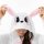 Katara 1744 -  Hase rosa-weiß L (165-175cm), Jumpsuit, Onesie, Karneval, Overall, Party, Karnevals-Kostüm, Verkleidung zum Fasching, Schlafanzug, Hausanzug, Jogginganzug, Cosplay, Tierkostüm für Erwachsene