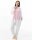 Katara 1744 -  Hase rosa-weiß L (165-175cm), Jumpsuit, Onesie, Karneval, Overall, Party, Karnevals-Kostüm, Verkleidung zum Fasching, Schlafanzug, Hausanzug, Jogginganzug, Cosplay, Tierkostüm für Erwachsene