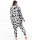 Katara 1744 -  Kuh schwarz-weiß M (155-165cm), Jumpsuit, Onesie, Karneval, Overall, Party, Karnevals-Kostüm, Verkleidung zum Fasching, Schlafanzug, Hausanzug, Jogginganzug, Cosplay, Tierkostüm für Erwachsene