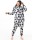 Katara 1744 -  Kuh schwarz-weiß XL (175-185cm), Jumpsuit, Onesie, Karneval, Overall, Party, Karnevals-Kostüm, Verkleidung zum Fasching, Schlafanzug, Hausanzug, Jogginganzug, Cosplay, Tierkostüm für Erwachsene
