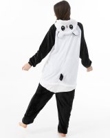 Katara 1744 -  Panda süß weiß/schwarz L (165-175cm), Jumpsuit, Onesie, Karneval, Overall, Party, Karnevals-Kostüm, Verkleidung zum Fasching, Schlafanzug, Hausanzug, Jogginganzug, Cosplay, Tierkostüm für Erwachsene