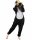 Katara 1744 -  Pinguin schwarz/weiß M (155-165cm), Jumpsuit, Onesie, Karneval, Overall, Party, Karnevals-Kostüm, Verkleidung zum Fasching, Schlafanzug, Hausanzug, Jogginganzug, Cosplay, Tierkostüm für Erwachsene