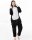 Katara 1744 -  Pinguin schwarz/weiß M (155-165cm), Jumpsuit, Onesie, Karneval, Overall, Party, Karnevals-Kostüm, Verkleidung zum Fasching, Schlafanzug, Hausanzug, Jogginganzug, Cosplay, Tierkostüm für Erwachsene