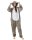 Katara 1744 -  Seerobbe Grau M (155-165cm), Jumpsuit, Onesie, Karneval, Overall, Party, Karnevals-Kostüm, Verkleidung zum Fasching, Schlafanzug, Hausanzug, Jogginganzug, Cosplay, Tierkostüm für Erwachsene