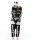 Katara 1744 -  Skelett XL (175-185cm), Jumpsuit, Onesie, Karneval, Overall, Party, Karnevals-Kostüm, Verkleidung zum Fasching, Schlafanzug, Hausanzug, Jogginganzug, Cosplay, Tierkostüm für Erwachsene