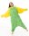 Katara 1744 -  Wellensittich / Papagei gelb-grün L (165-175cm), Jumpsuit, Onesie, Karneval, Overall, Party, Karnevals-Kostüm, Verkleidung zum Fasching, Schlafanzug, Hausanzug, Jogginganzug, Cosplay, Tierkostüm für Erwachsene