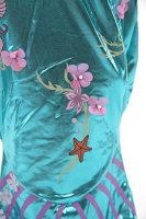 Katara 1777 - Meerjungfrauen Mermaid Mädchen Kostüm Verkleidung, Fasching Karneval Party, Größe 122 (Etikett 130), Blau Türkis