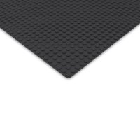 Platte Bauplatte 4er Set 100% Kompatibel Sluban, Papimax, Q-Bricks, LEGO® und mehr 25,5cm x 25,5cm/32x32 Pins, Schwarz