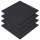 Platte Bauplatte 4er Set 100% Kompatibel Sluban, Papimax, Q-Bricks, LEGO® und mehr 25,5cm x 25,5cm/32x32 Pins, Schwarz