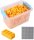 Bausteine - 520 Stück, 100% Kompatibel Sluban, Papimax, Q-Bricks, LEGO® und mehr - Inklusive Box und Grundplatte, Gelb (alte EAN 4260505215804)