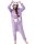 Katara 1744 -  Glücksbärchi Lila "Teile-gern-Bärchi" S (145-155cm), Jumpsuit, Onesie, Karneval, Overall, Party, Karnevals-Kostüm, Verkleidung zum Fasching, Schlafanzug, Hausanzug, Jogginganzug, Cosplay, Tierkostüm für Erwachsene