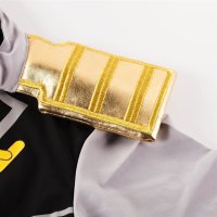 Katara 1771 - Ninja Kostüm Anzug für Jungen, Kinder, Verkleidung Fasching Karneval, Größe L, Weiß Schwarz