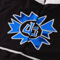 Katara 1771 - Ninja Kostüm Anzug für Jungen, Kinder, Verkleidung Fasching Karneval, Größe L, Weiß Schwarz