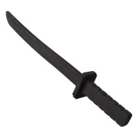Katara 1771 - 4er Set Schwarzes Schaumstoff Schwert (55cm) Spielzeug Ungefährlich / Ninja Kostüm Verkleidung