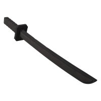 Katara 1771 - 4er Set Schwarzes Schaumstoff Schwert (55cm) Spielzeug Ungefährlich / Ninja Kostüm Verkleidung