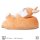 Corimori Süße Plüsch Hausschuhe (10+ Designs) Shiba Inu "Akito" Slipper Einheitsgröße 34-44 Unisex Pantoffeln Beige