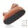 Corimori Süße Plüsch Hausschuhe (10+ Designs) Faultier „Henry“ Slipper Einheitsgröße 34-44 Unisex Pantoffeln Braun