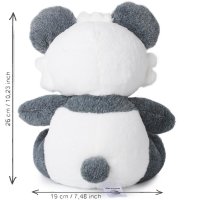 Corimori 1849 - „Mei“ der Panda Plüschtier Kuscheltier Stofftier, Kinder Baby Jungen Mädchen, 26cm, Blau Weiß Grau