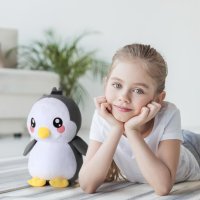 Corimori 1849 - „Pablo“ der Pinguin Plüschtier Kuscheltier Stofftier, Kinder Baby Jungen Mädchen, 26cm, Schwarz