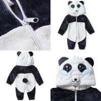 Corimori 1850 Mei der Panda Baby Neugeborenen Onesie Jumpsuit Strampler Anzug Kostüm Verkleidung (60-70 cm), Blau Weiß