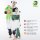 Corimori 1850 Mei der Panda Baby Neugeborenen Onesie Jumpsuit Strampler Anzug Kostüm Verkleidung (60-70 cm), Blau Weiß